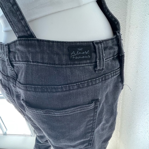 Almost Famous Distressed Overalls - Picture 10 of 13